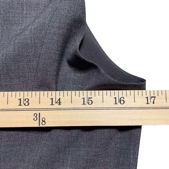 Theory Betty 2B Edition Sheath Dress Size 8 Wool Blend Gray Sleeveless EUC - Picture 11 of 15